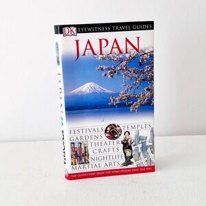 Japan DK Eyewitness Travel Guide, Flexibound, Japanese Tourist Paperback History
